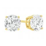 14kt Gold 1.50 ct VS Lab Diamond Earrings