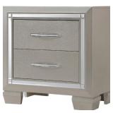 Elements Platinum Nightstand