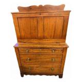 Drop Front Desk Cabinet