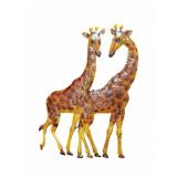21ï¿½ Giraffes Metal Wall Art