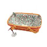 Double Lined Longaberger Basket