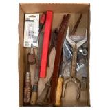 Estate Tools- Screwdrivers, Pry Bar, Welding Rods