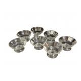 (6) PCS Labelle Glass Company Footed Ice Cream