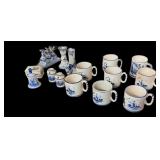 15 pc Blue &!White Collectibles