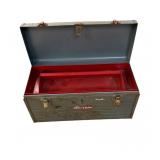 Estate Craftsman Metal Tool Box With Tray