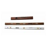 (3) PCS Estate Tools- Two Foot Level And Two