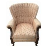 Beautiful Wing Back Antique Chair