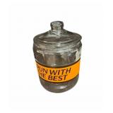 Vintage John Deere Storage Jar
