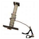 T shaped Base Wrapped in Rope