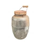 Vintage Barrel Pickle Jar