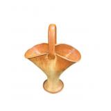 Vintage Art Pottery Basket Vase