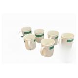 (6) PCS Six Corning Ware Cups