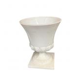 Milk Glass Urn Planter