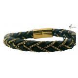 Talidara Braided Leather Chain Bracelet