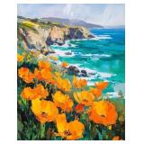 California Poppies on Canvas by Van Gogh LTD