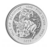 2023 10 oz Silver Great Bitain Tudor Beasts - Yale