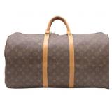 Louis Vuitton Monogram Keepall 55 Boston Bag