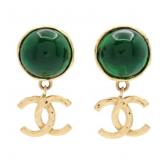 Chanel Coco Mark Clip-on Earrings