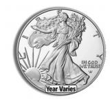 Proof Silver Eagle - Box & COA - ( Year Varies )