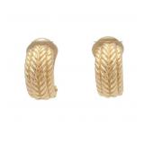 Christian Dior Plating Clip-on Earrings