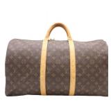 Louis Vuitton Monogram Keepall 50 Boston Bag