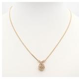 Christian Dior CD Logo Necklace