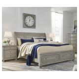 King Lettner Storage Bed & Nightstand Set