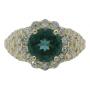 10kt Gold 3.68 ct Lab Alexandrite & Diamond Ring