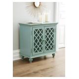 Ashley A4000061 Antique Teal 30" Accent Cabinet