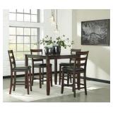 Ashley D385-233 Coviar Bar Table & 4 Stools