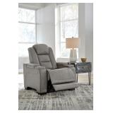 Ashley U853 Man Cave Leather Triple PWR Recliner