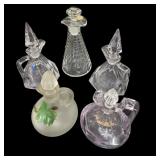 (5) Oil & Vinegar Cruets (3 Heisey)
