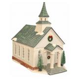 Lighted Church Building