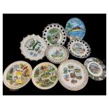 (9) Souvenir Plates