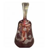 Etched Ruby Bell