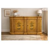 Estate Henredon 54' Sideboard with Painted Doors