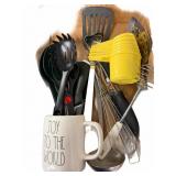 RAE DUNN MUG, Tupperware Measuring Cups & Kitchen
