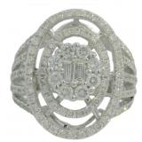 18k Gold 1.50 ct Natural Brilliant Diamond Ring