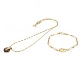 Christian Dior Necklace & Bracelet