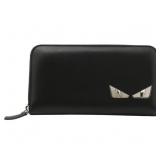 Fendi Monster Round Zippy Long Wallet