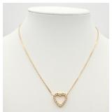 Christian Dior GP Heart Necklace