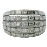 Platinum 1.53 ct Natural VS Diamond Ring
