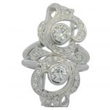 Platinum 1.43 ct Natural VS Diamond Ring