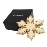 Chanel Coco Mark Snowflake Brooch