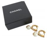 Chanel Coco Pearl Clip-on Earrings
