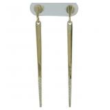 10kt Gold XX-Large 1/5 ct Diamond Drop Earrings
