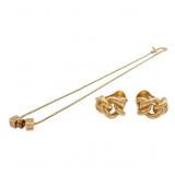 Christian Dior Necklace & Clip-on Earrings Set