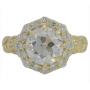 10k Gold 2.74 ct Old European VS Lab Diamond Ring