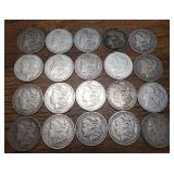 Lot Of 20 Pre 1921 Morgan Silver Dollars