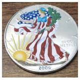 2009 Colorized American Silver Eagle